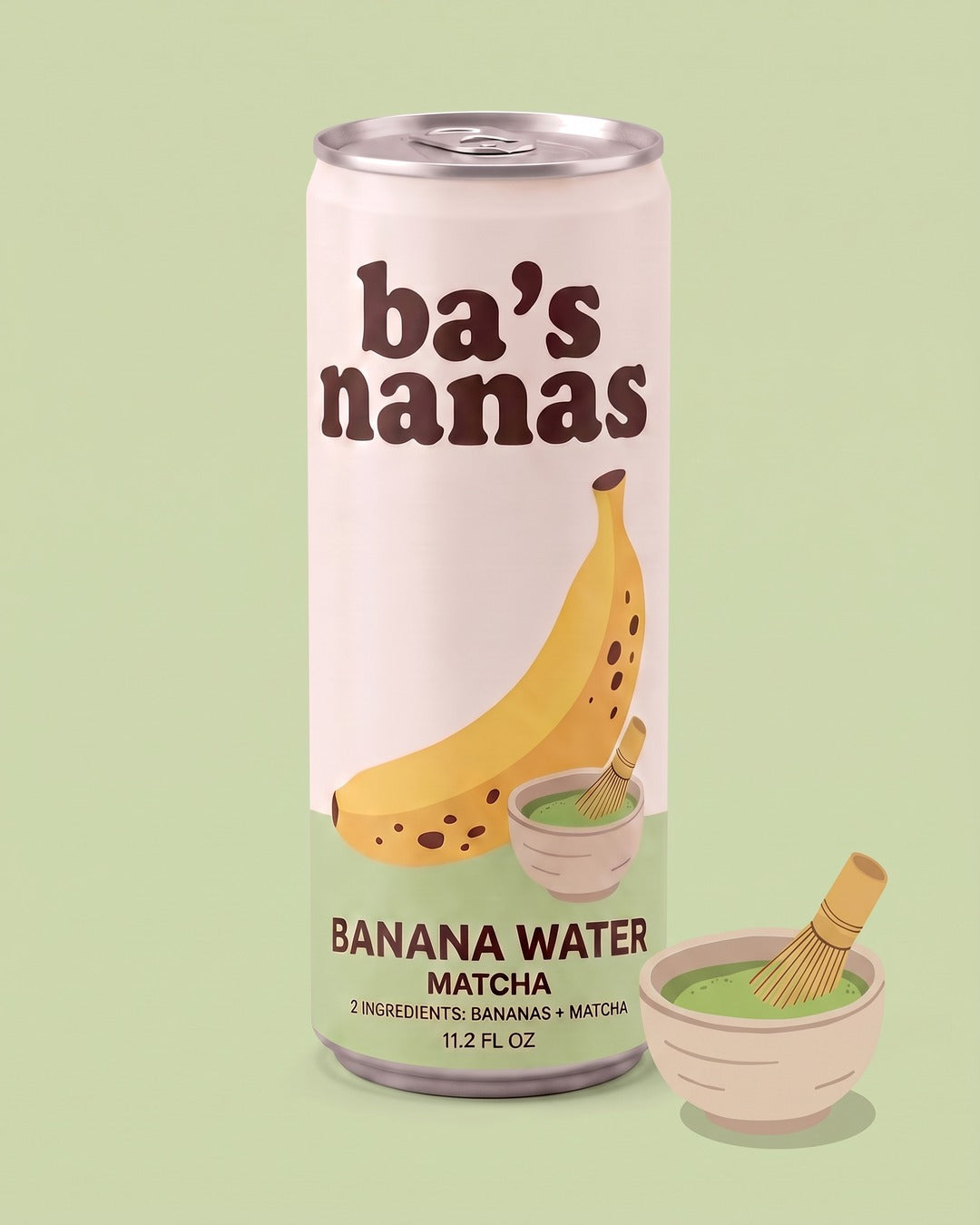 Matcha banana water